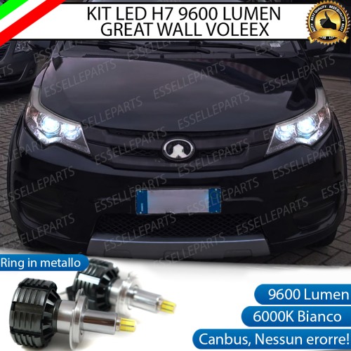 Kit Full LED H7 9600 LUMEN Anabbaglianti GREAT WALL VOLEEX C20R