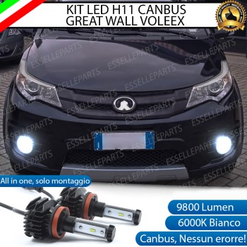 Kit Full Led 6000k canbus GREAT WALL VOLEEX C20R Fendinebbia No Error