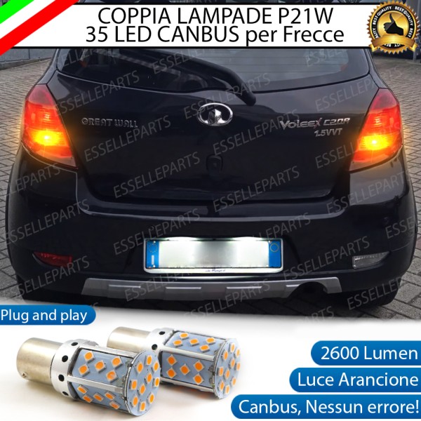 Coppia Frecce Posteriori PY21W 35 LED Canbus GREAT WALL VOLEEX C20R