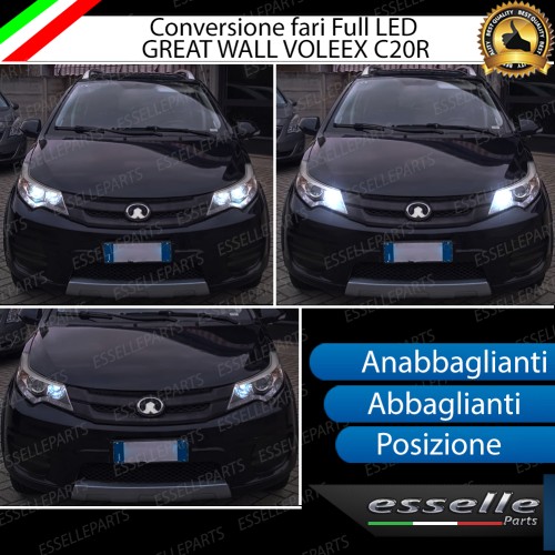Conversione Fari Full LED per Great Wall VOLEEX C20R 6000K Bianco Canbus