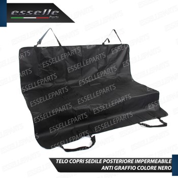 Telo Copri Sediolini Posteriori per Cane Nero Impermeabile