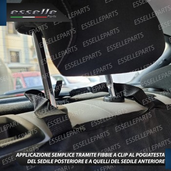 Telo Copri Sediolini Posteriori per Cane Nero Impermeabile