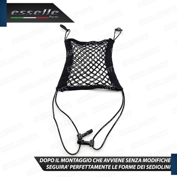 Rete di Sicurezza Nera Per Cani Auto Elastica con Ganci