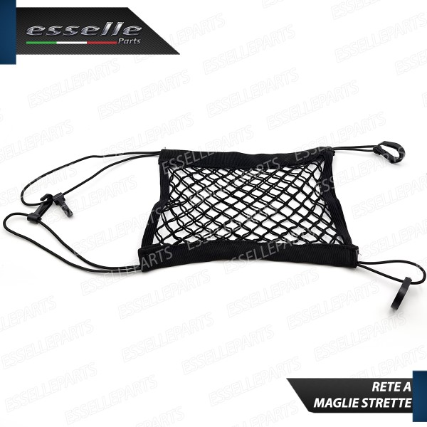 Rete di Sicurezza Nera Per Cani Auto Elastica con Ganci