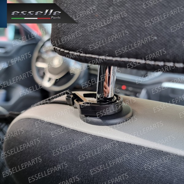 Rete di Sicurezza Nera Per Cani Auto Elastica con Ganci