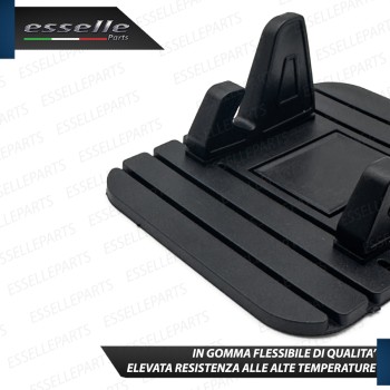 Supporto per Cellulare da Cruscotto in Gomma Nero per Auto