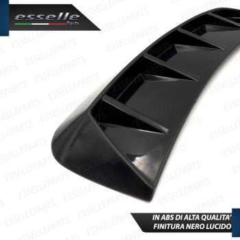 Coppia Prese D'aria Sportive Adesive per Parafanghi Nero Lucido Auto Coppia Prese D'aria Sportive Adesive per Parafanghi Nero Lucido Auto