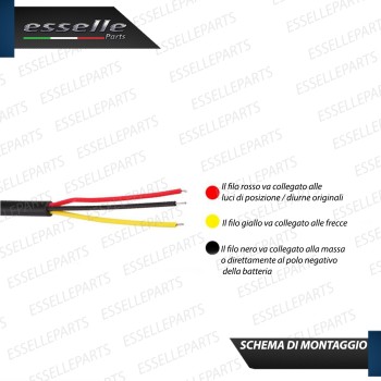 Coppia Strisce Led Luci Diurne DRL + Frecce Dinamiche per Moto,Scooter,Quod Ducati