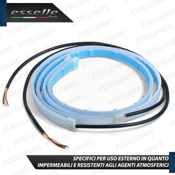 Coppia Strisce Led Luci Diurne DRL + Frecce Dinamiche per Moto,Scooter,Quod Honda