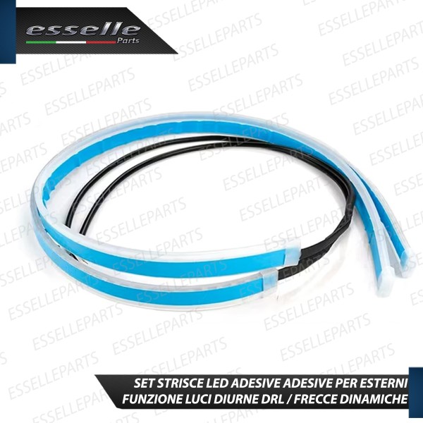 Coppia Strisce Led Luci Diurne DRL + Frecce Dinamiche per Moto Guzzi