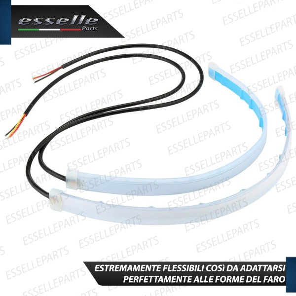 Coppia Strisce Led Luci Diurne DRL + Frecce Dinamiche per Moto,Scooter,Quod Suzuki