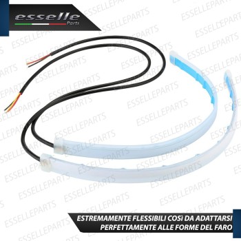 Coppia Strisce Led Luci Diurne DRL + Frecce Dinamiche per Moto,Scooter,Quod Vespa