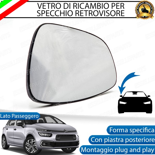 Specchietto Retrovisore Laterale LATO PASSEGGERO per Citroen C4 Picasso MK2