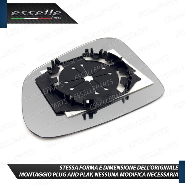 Specchietto Retrovisore Laterale LATO PASSEGGERO di Ricambio per Smart Fortwo III