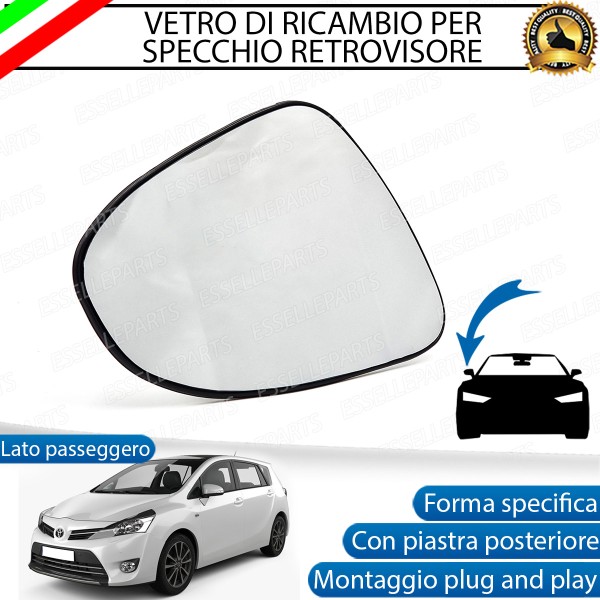 Specchietto Retrovisore Laterale LATO PASSEGGERO per Toyota Verso DAL 2012