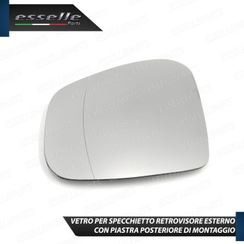 Specchietto Retrovisore Laterale LATO GUIDATORE di Ricambio per Smart FORFOUR II