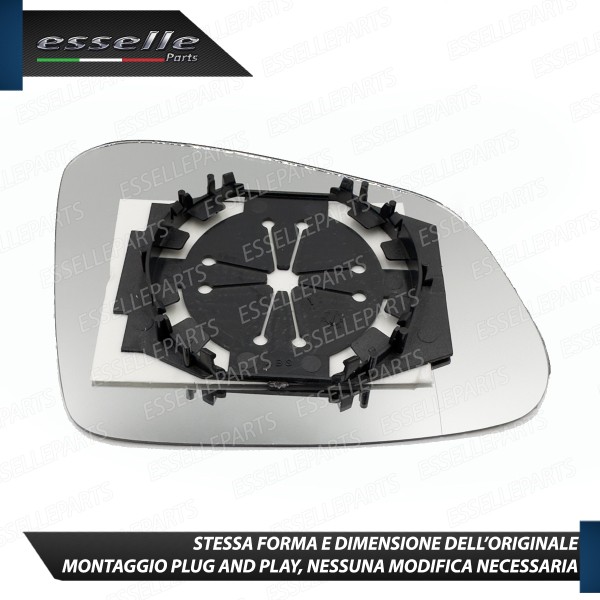 Specchietto Retrovisore Laterale LATO GUIDATORE di Ricambio per Smart Fortwo III