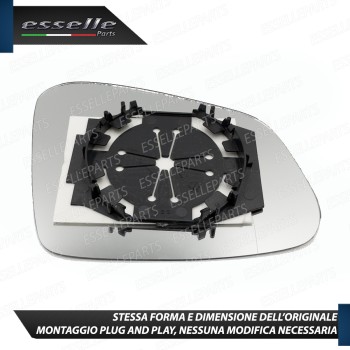 Specchietto Retrovisore Laterale LATO GUIDATORE di Ricambio per Renault Twingo 3