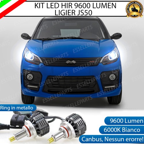 Kit LED Anabbaglianti + Abbaglianti coppia HIR 9600 LUMEN LIGIER JS50 RESTYLING