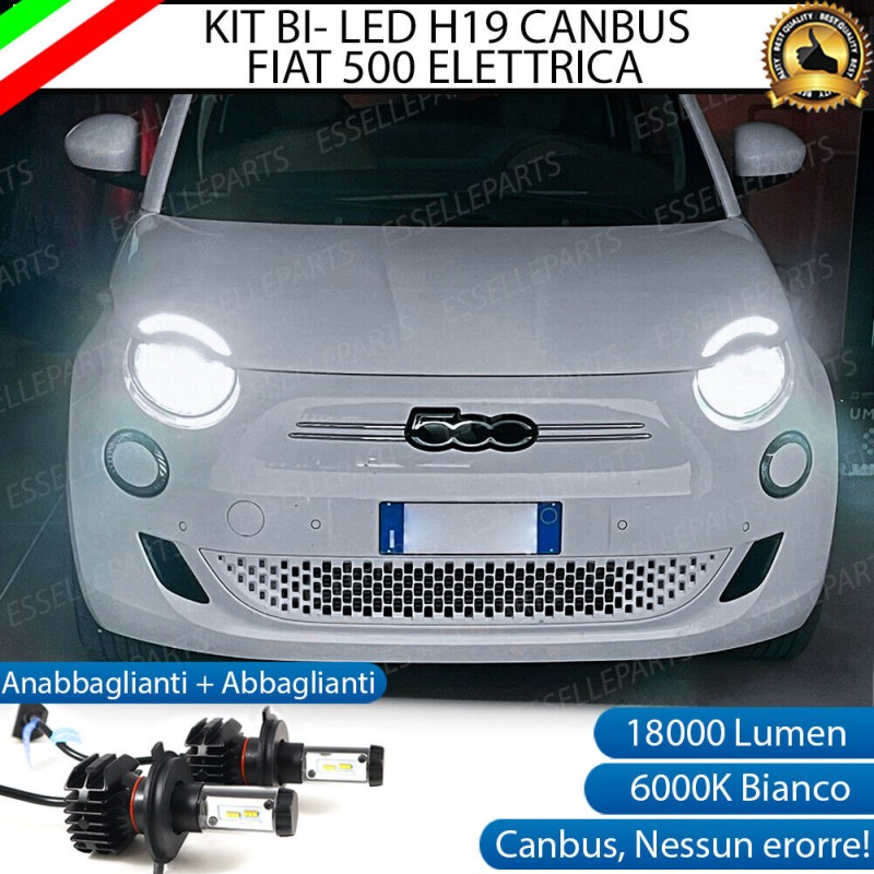 Kit Full Led 6000k H19 canbus FIAT 500E ABBAGLIANTI ANABBAGLIANTI