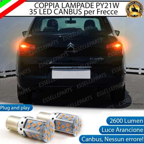 Coppia Frecce Posteriori PY21W 35 LED Canbus CITROEN C-ELYSEE RESTYLING