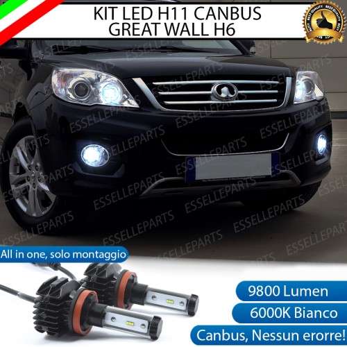Kit Full Led 6000k canbus GREAT WALL H6 Fendinebbia No Error