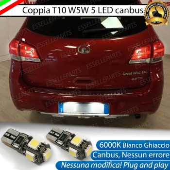 Luci targa 5 LED Canbus GREAT WALL H6