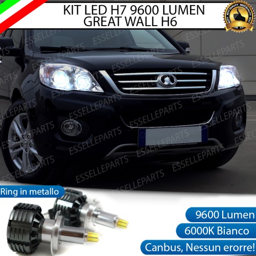 Kit Full LED H7 9600 LUMEN Anabbaglianti GREAT WALL H6