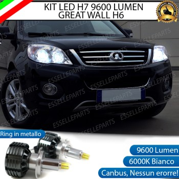 Kit Full LED H7 9600 LUMEN Anabbaglianti GREAT WALL H6