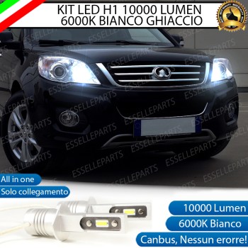 Kit Full LED coppia H1 - ULTRA COMPATTA - 10000 LUMEN abbaglianti GREAT WALL H6