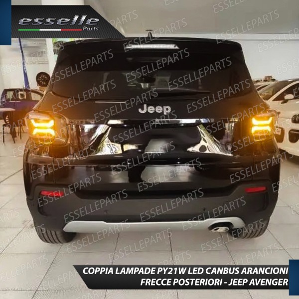 Coppia Frecce Posteriori PY21W 24 LED Canbus 3.0 per Jeep Avenger