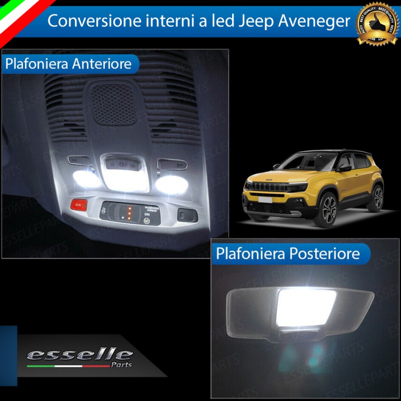 Led Interni Abitacolo JEEP AVENGER Canbus 6000K Luce Bianca