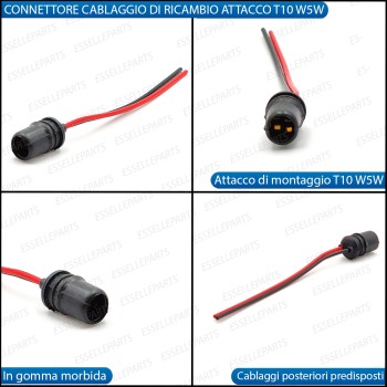 Connettore di Ricambio per Attacco T10 Cablaggio Connettore di Ricambio per Attacco T10 Cablaggio
