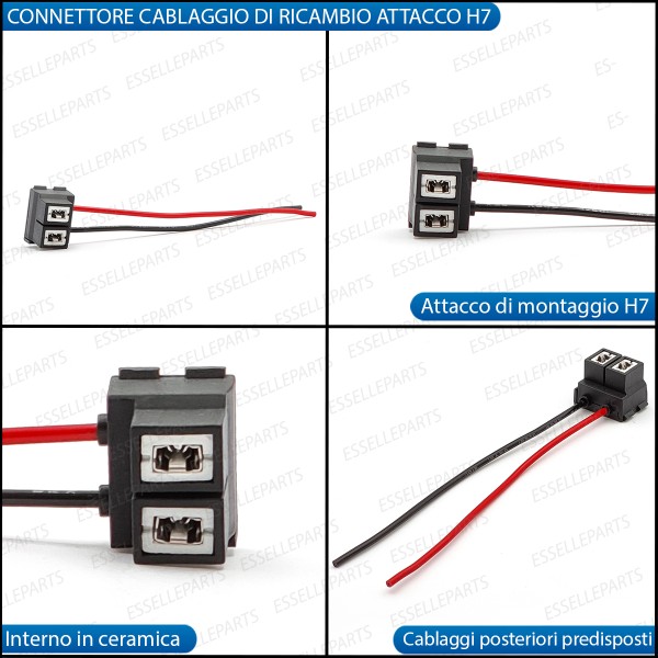 Connettore di Ricambio per Attacco H7 Cablaggio