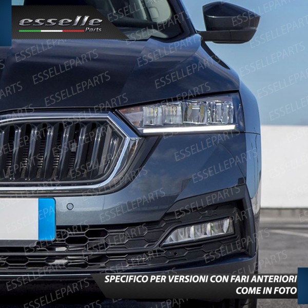 Coppia Frecce Anteriori PWY24W 10 LED Canbus Skoda Octavia 4