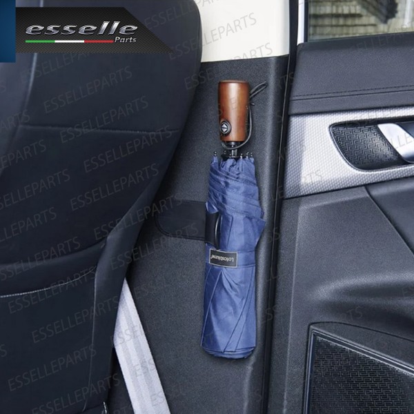 GANCIO PORTAOMBRELLO ADESIVO NERO IN ABS DI QUALITA'