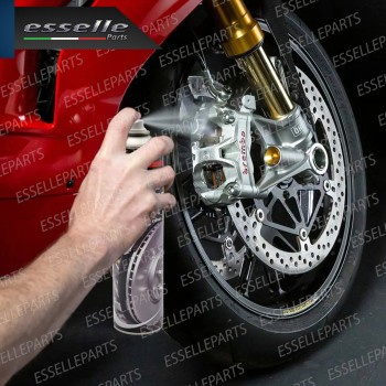 Kit Pulizia Pulitore Freni Disco O Tamburo 600ml + Pennello + Panno Microfibra Kit Pulizia Pulitore Freni Disco O Tamburo 600ml + Pennello + Panno Microfibra