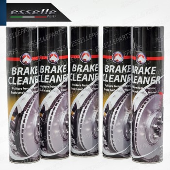 Kit 6 Pulitore Freni Dischi Tamburi Pasticche Detergente Spray Sgrassatore 600ml
