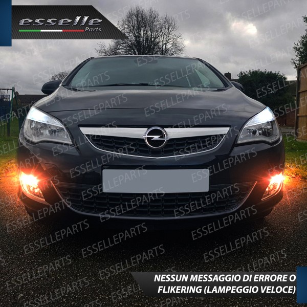 Coppia Frecce Anteriori PSY24W 34 LED Canbus per Opel Astra J NON OPC O GTC