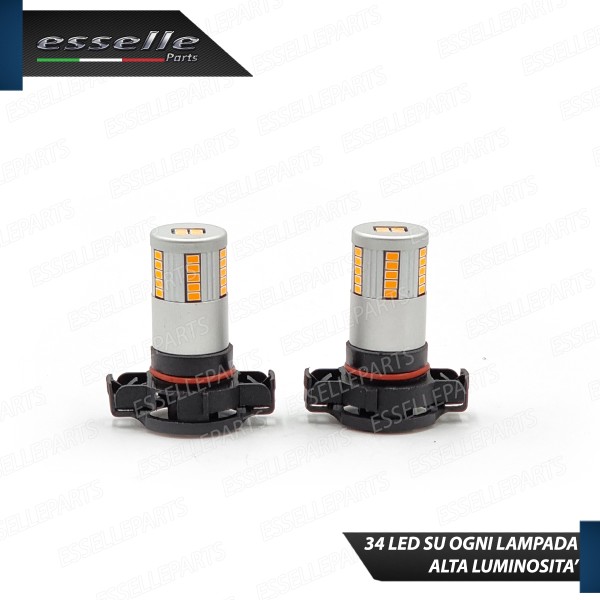 Coppia Frecce Anteriori PSY24W 34 LED Canbus per Opel Corsa E