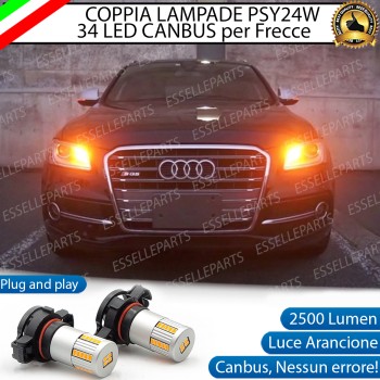 Coppia Frecce Anteriori PSY24W 34 LED Canbus per Audi Q5