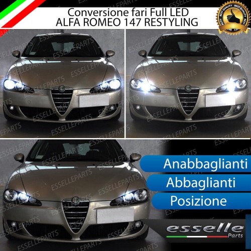 Conversione Fari Full LED per Alfa Romeo 147 Restyling LED Compatti 6000K Bianco