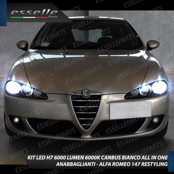 Conversione Fari Full LED per Alfa Romeo 147 Restyling LED Compatti 6000K Bianco