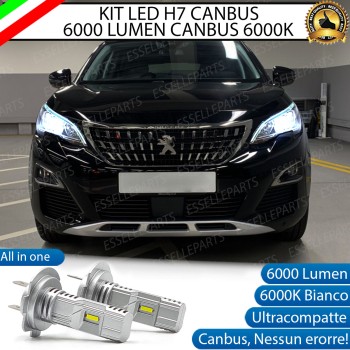 Kit Full LED H7 6000 LUMEN Anabbaglianti Specifici per Peugeot 3008 II