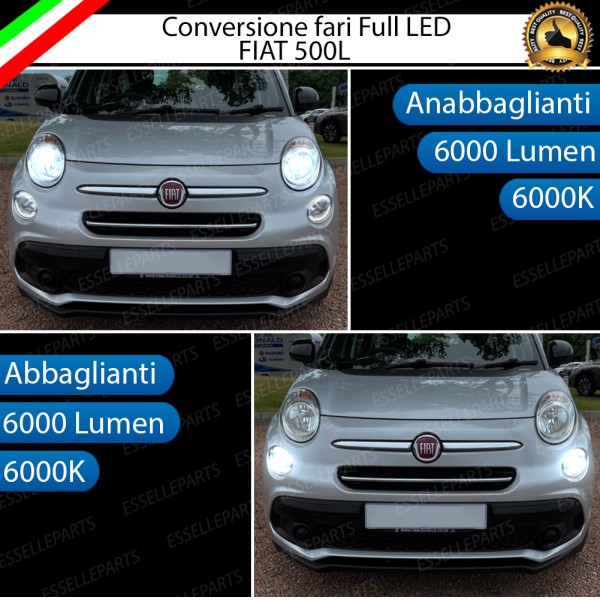 Conversione Fari Full LED per Fiat 500L