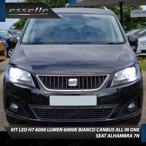 Kit Full LED H7 6000 LUMEN Anabbaglianti Specifici per Seat Alhambra 7N
