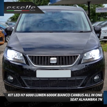 Kit Full LED H7 6000 LUMEN Anabbaglianti Specifici per Seat Alhambra 7N