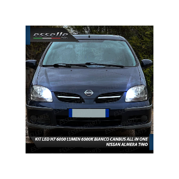 Conversione Fari a Led H7 per Nissan Almera Tino 6000K