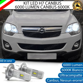 Kit Full LED coppia H7 6000 LUMEN Anabbaglianti Specifici per Opel Antara Kit Full LED coppia H7 6000 LUMEN Anabbaglianti Specifici per Opel Antara