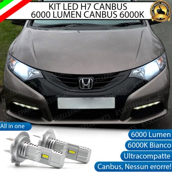 Kit Full LED H7 6000 LUMEN Anabbaglianti Specifici per Honda Civic 9G Kit Full LED H7 6000 LUMEN Anabbaglianti Specifici per Honda Civic 9G